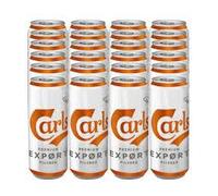 Carlsberg Premium Export Lager | 500ml cans | ABV 4.8% | Pack of 24 | Perfect For Events