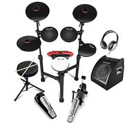 Carlsbro CSD130 Electronic Drum Kit for Beginner - 8-Piece Electric Set with Stool, Headphones, 10" Monitor, 250 Sounds - Ideal Digital Home Practice & Recording Drums