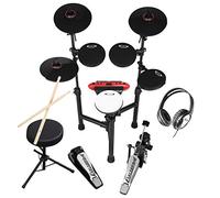 Carlsbro CSD130R Kids Electronic Drum Kit - Compact Childrens Electric Set with Pedals, 250+ Voices, 50 Lessons Included - Ideal Beginners Starter Drum Kits