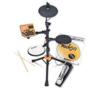 Carlsbro Rock50 Childrens Electric Drum Set, Kids Electronic Drums Kit, Electric Drums for Beginners, Ideal Fun & Engaging Musical Gift Set for Aspiring Young Drummer