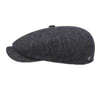 Lierys Carlsen Wool Herringbone Flat Cap Classic Made in EU Men Autumn Winter