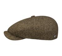Carlsen Wool Herringbone Flat Cap by Lierys