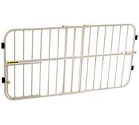 Carlson Adjustable 66-106cm Gate, with Small Pet Door White