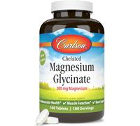 Carlson Labs Chelated Magnesium 200mg Tablets 180 Tablets