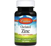 Carlson Labs Chelated Zinc 30mg 100 Tablets