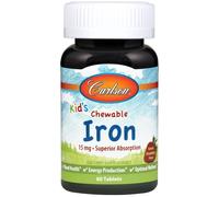 Carlson Labs Kid's Chewable Iron 15mg Strawberry Tablets 60 Tablets