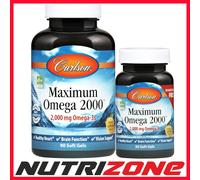 Carlson Labs Maximum Omega 2000 - 90 + 30 softgels