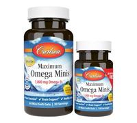 Carlson Labs Maximum Omega Mini Softgels + 20 60 Softgels