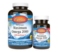 Carlson Labs Maximum Omega Softgels 2000 Softgels