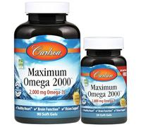 Carlson Labs Omega-3, Magnesium, MCT | High Strength Fish Oil, Multivitamins |