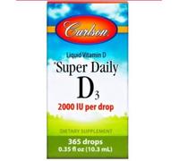 Carlson Labs Super Daily D3 2000iu 10ml