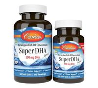 Carlson Labs Super DHA Gems 500mg 60+20