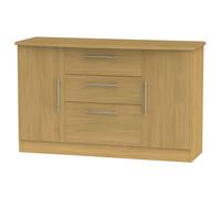 Carlton 2 Door 3 Drawer Sideboard (Ready Assembled) Ready Assembled 2 U Natural Large
