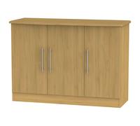 Carlton 3 Door Sideboard (Ready Assembled) Ready Assembled 2 U Natural Large