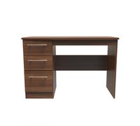 Carlton 3 Drawer Desk (Ready Assembled) Ready Assembled 2 U Walnut One Size
