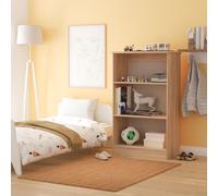 Carlton Bookcase (Ready Assembled) Ready Assembled 2 U Light Oak One Size
