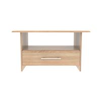 Carlton Bottom Drawer Coffee Table (Ready Assembled) Ready Assembled 2 U Light Oak Medium