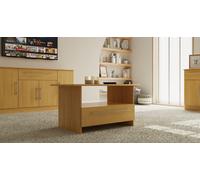Carlton Bottom Drawer Coffee Table (Ready Assembled) Ready Assembled 2 U Natural Medium