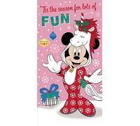 Carlton Cards Disney Minnie Mouse Christmas Money Wallet Card - 'Tis The Season for Lots of Fun