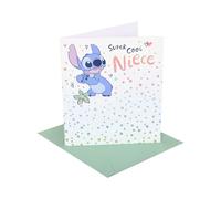 Disney Stitch Birthday Greetings Card for Niece, Unique Stitch Design for Young Girls, Happy Birthday Card for Niece Niece Birthday Greeting Card Cute Children/Kids Party Birthday Cards