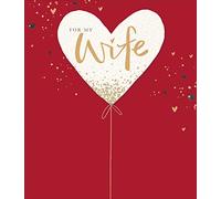 Carlton Cards for My Wife Embellished Valentine's Day Greeting Card Lovely Cards 621309