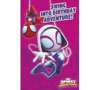 Carlton Cards Marvel Ghost Spiderman Spidey Birthday Greetings Card for Girls,Marvel Spidey Spiderman Happy Birthday Card for Niece/Granddaughter/Daughter/Sister,Cute Children/Kids Greeting Card