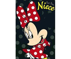 CARLTON DISNEY'S MINNIE MOUSE NIECE BIRTHDAY CARD 419036