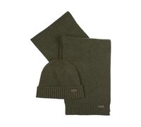Carlton Fleck Beanie & Scarf Set - male - Barbour - Winter Scarves - Green - ONE SIZE - Accessories ONE SIZE