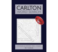 Carlton Football Club Word Search: Puzzles and Word Searches with Easy to Read Print about the Legends & Heroes of the Carlton Football Club | 6x9 ... Vacations, Holidays and Father's Day