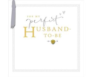 Carlton - for My Perfect Husband to Be - Engagement Card