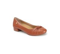 Carlton London Women Comfortable Block Heel Round Toe Strapless, Tan, 7 UK