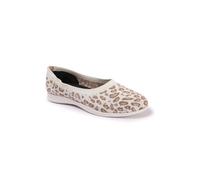 Carlton London Women Mesh Casual Pull-On Shoes, White, 8 US