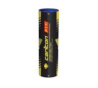 Carlton Premium Badminton Shuttle F1 TI Yellow - Red, Fast Speed (78 Grains), for Tournament and Club Players (1 x 6 Tube)