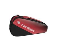 Carlton Pro 2-vaks Badminton Racket Bag, Black/Red