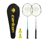 CARLTON TRU-Storm ASx10 2 Player Badminton Set Two 2 Rackets, Shuttles, Carrying Case
