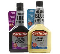 Carlube 2 Pack Diesel Injector Cleaner Stop Smoke 300Ml Set