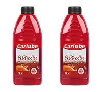 Carlube 2 Stroke Motor Cycle Bike Engine Oil Treatment 1 Litre Ltr Xst011 X2