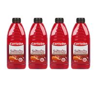 Carlube 2 Stroke Motor Cycle Bike Engine Oil Treatment 1 Litre Ltr Xst011 X4