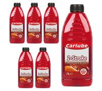 Carlube 2 Stroke Motor Cycle Bike Engine Oil Treatment 1 Litre Ltr Xst011 X6