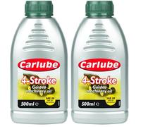 Carlube 4-Stroke Garden Machinery Oil - 500ml (Pack of 2)