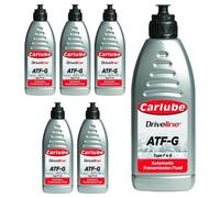 Carlube Automatic Transmission Fluid Atf G Power Steering Liquid 1L X6