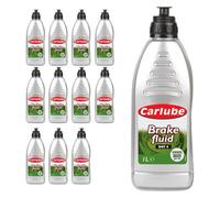 Carlube Bfl100 Brake Fluid Dot 4 1L X12 Braking System 12 Litres Treatment