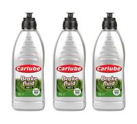 Carlube Bfl100 Brake Fluid Dot 4 1L X3 Braking System 3 Litres Treatment