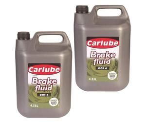 Carlube BFL455 Synthetic Based Dot 4 Brake Fluid 4.55 Litre x 2