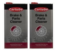 Carlube Brake Clutch & Parts Rapid Solvent Cleaner Degreaser Non 5L X2