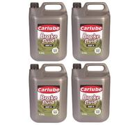 Carlube Brake Fluid Fmvss 116 Dot 4 Sae J1704 Synthetic 4.55 Litres X4