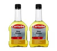 Carlube Car Stop Smoke Fuel Treatment Additive Engine Parts Sealant 300Ml X2