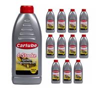 Carlube Carplan 4 Stroke Lawn Mower Oil Lubrication Automotive Sae30 1 Liter 1L X 12