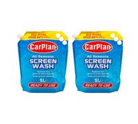 Carlube Carplan All Seasons Winter Ready To Use Screen Wash Windscreen Fluid 5L X2
