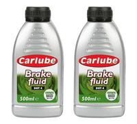 Carlube Carplan Bfl050 Brake & Clutch Fluid Dot 4 Fmvss 116 Dot 4 Sae J1704 500Ml X2